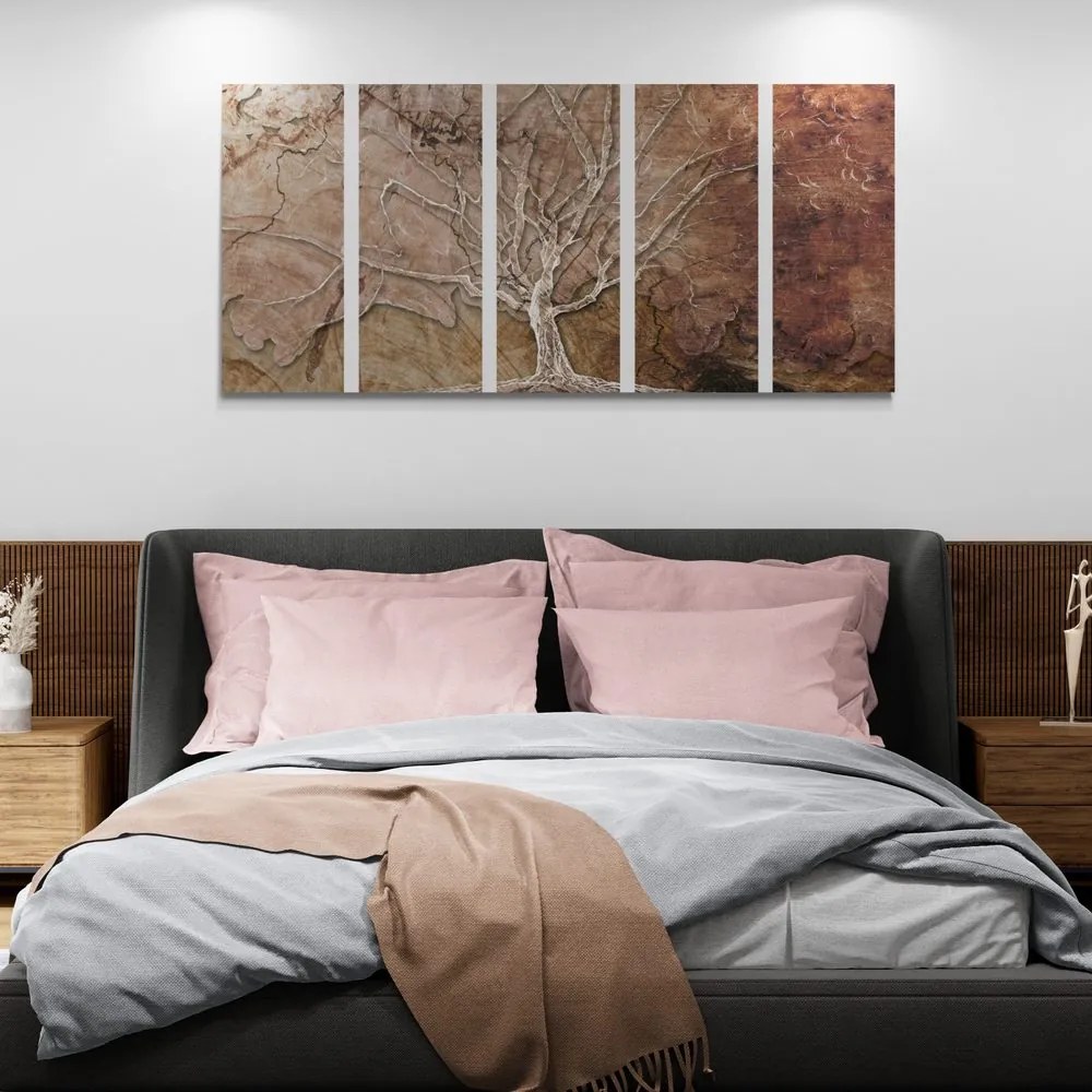 Quadri 5 pezzi – Corona dell'albero