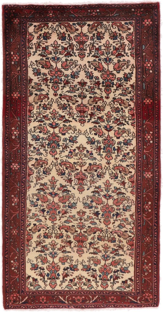 Hamedan Tappeto 210x110 (Iran) Annodato A Mano
