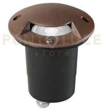 Faro carrabile a incasso hummer bronzo 1 luce attacco gu10 ip67 10,...