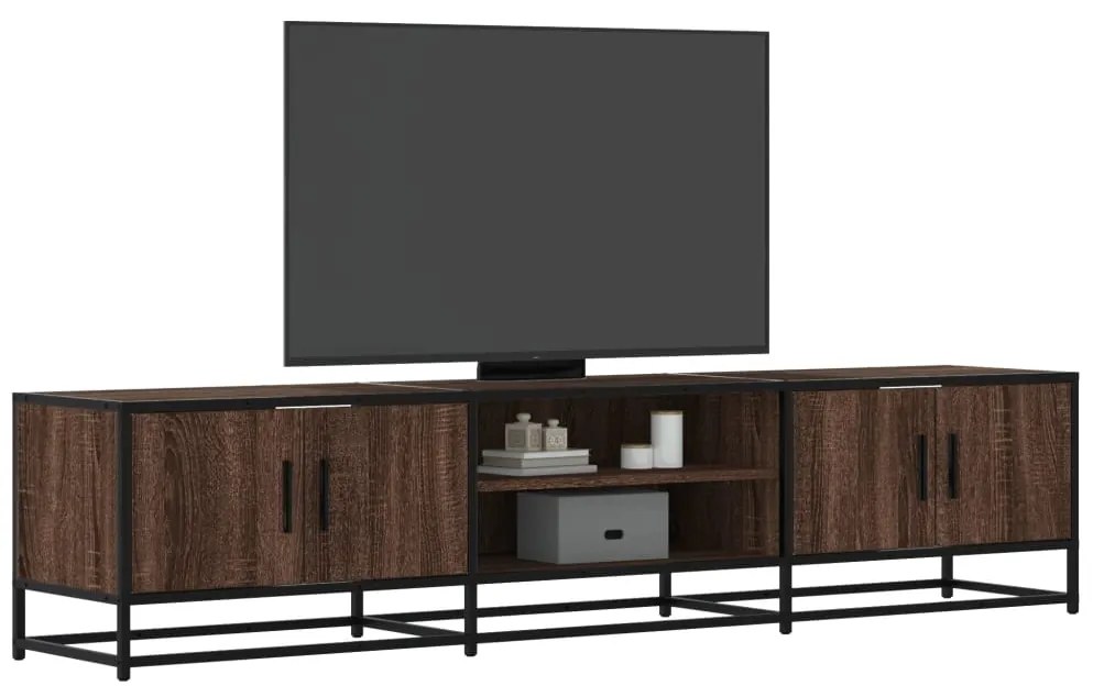 Mobile Tv Rovere Marrone 180x35x41 Cm İn Truciolato /