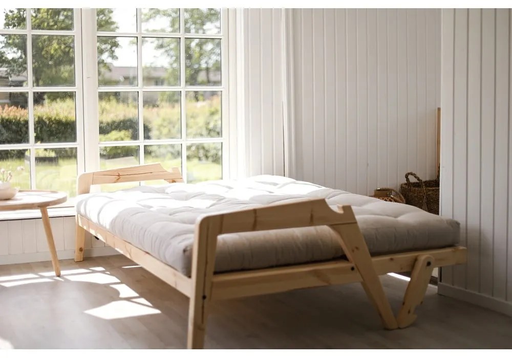 Divano letto marrone/beige 204 cm Grab - Karup Design