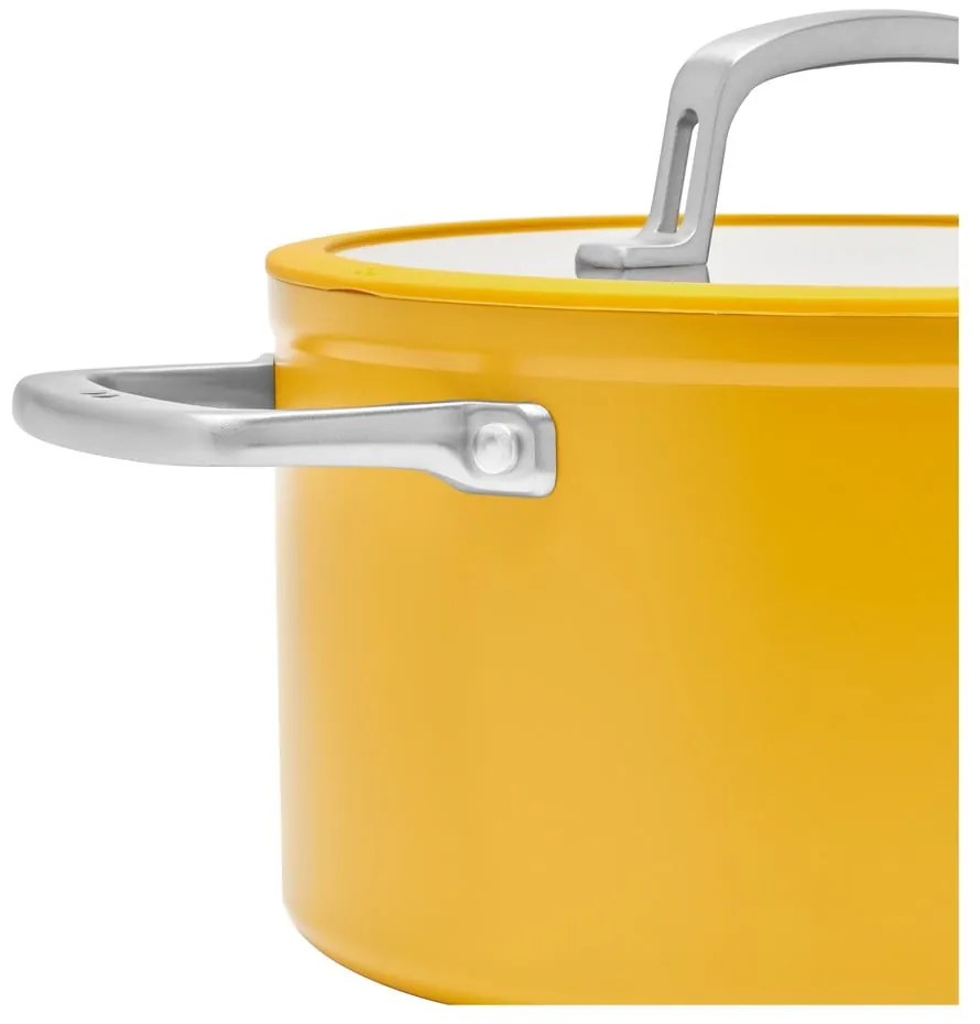 Pentola con coperchio incluso/con superficie in ceramica adatta all'induzione 5,5 l Meda 3.0 – FABINI