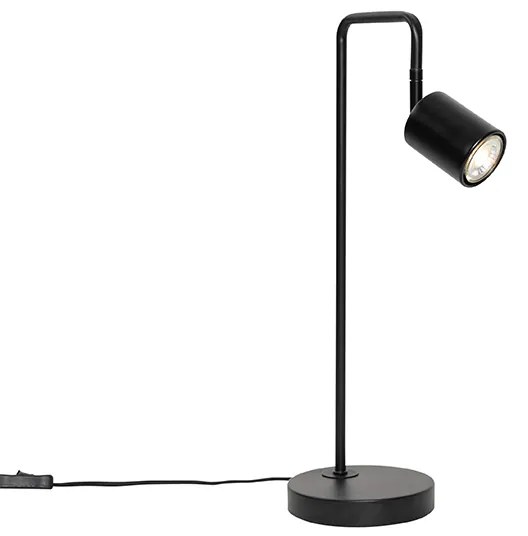 Lampada da tavolo moderna nera regolabile - Java