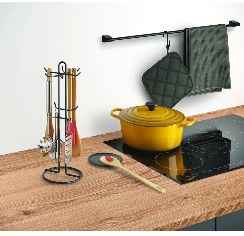 Portautensili da cucina in acciaio inox Lava - Metaltex