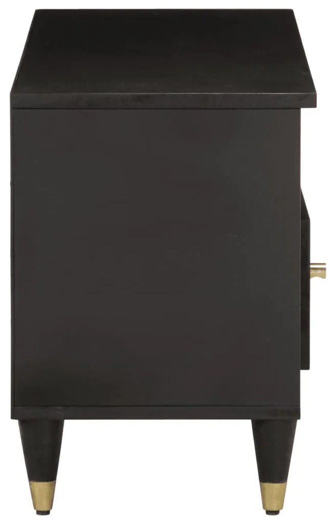 Mobile porta tv 100x33x46 cm in legno massello di mango