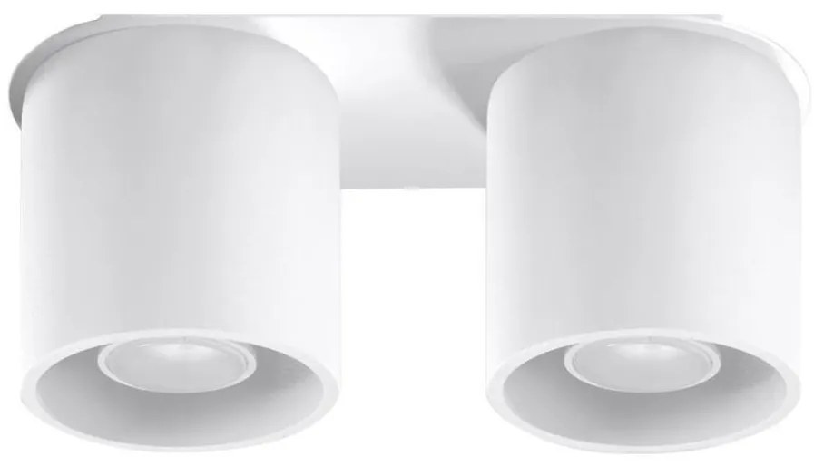 Sollux SL.0056 - Faretto ORBIS 2 2xGU10/40W/230V bianco