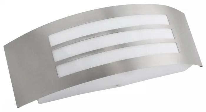 Applique Inox E27 IP54 da Esterno Antiabbagliamento - Serie SHELL Base E27