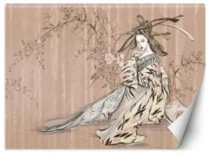 Carta Da Parati, Geisha giapponese classica