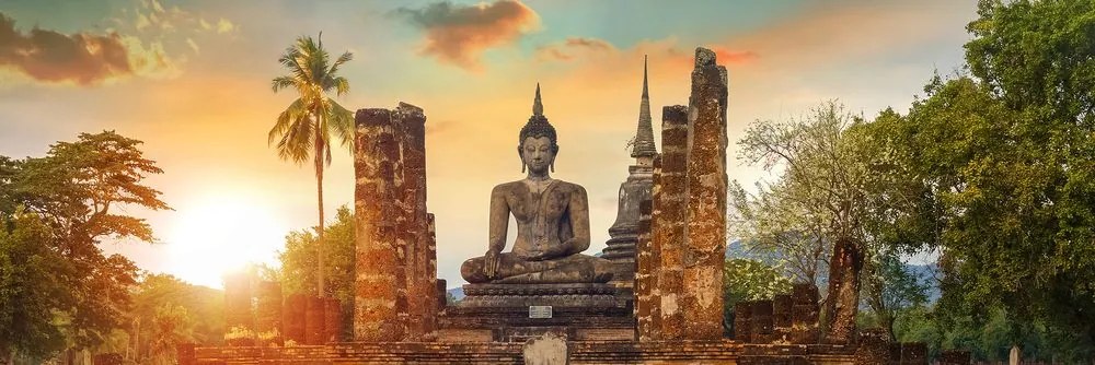 Quadro su tela – Statua di Buddha nel parco Sukhothai