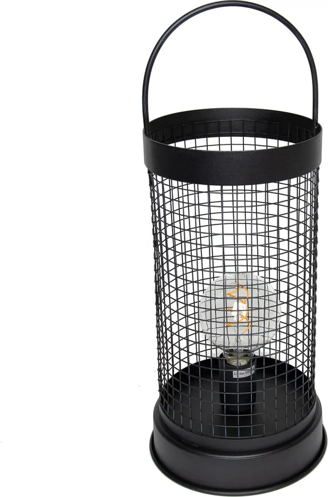 Lampada da tavolo moderna grigia da 52 cm - Horario