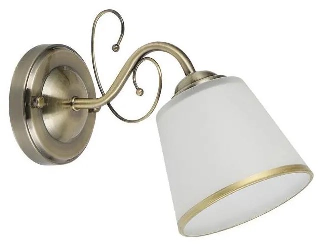 Applique LOSANNA 1xE14/40W/230V in ottone