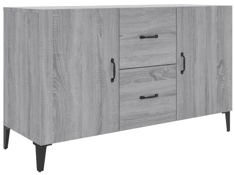 Credenza grigio sonoma 100x36x60 cm in legno multistrato