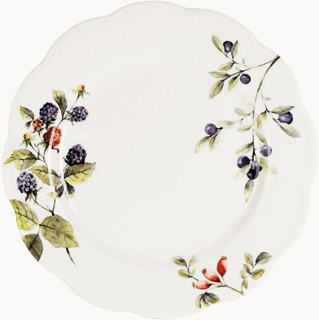 Set di 6 piatti piani in gres Meredith