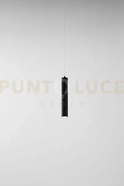 Shot sospensione nero opaco rosone non incluso 1 luce attacco gu10 ...