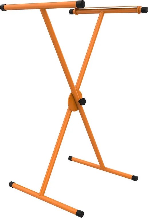 Gamba per mobili a X regolabile STEELMI Ibex in acciaio arancione lucido L 60 x P 58 x H max 110 cm