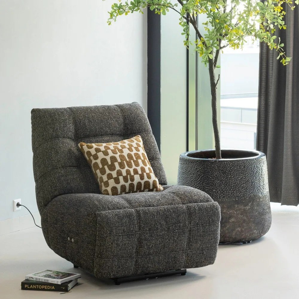 Poltrona da relax color antracite reclinabile Hein – WOOOD
