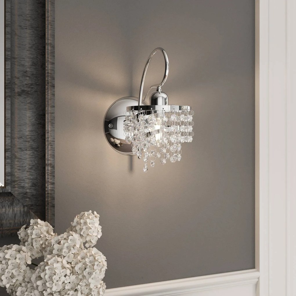 Alfa Applique Dace con vetro pendente