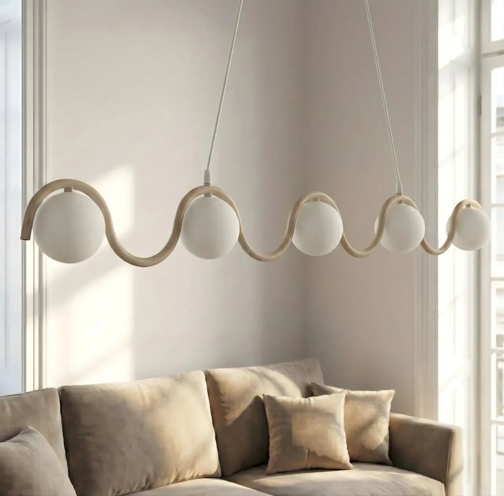 Lampada a Sospensione SINUS 5 5xG9 in Acciaio