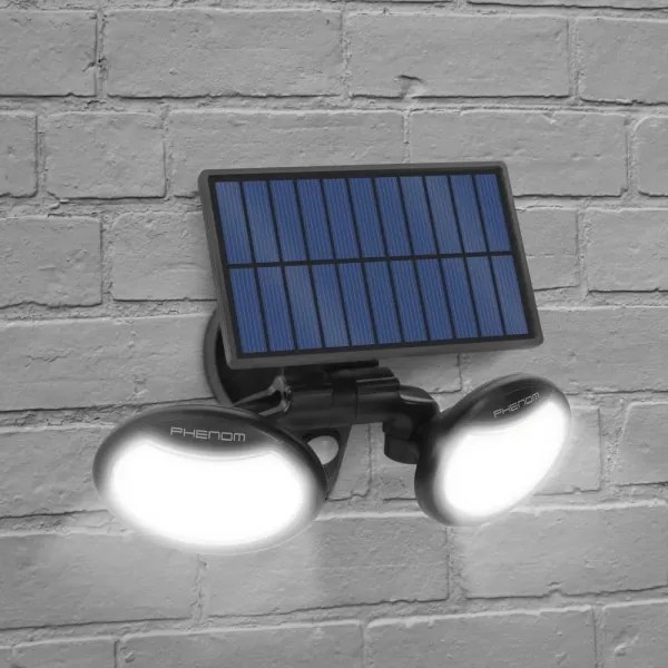 Riflettore LED solare con sensore 2xLED/4W/5V IP65