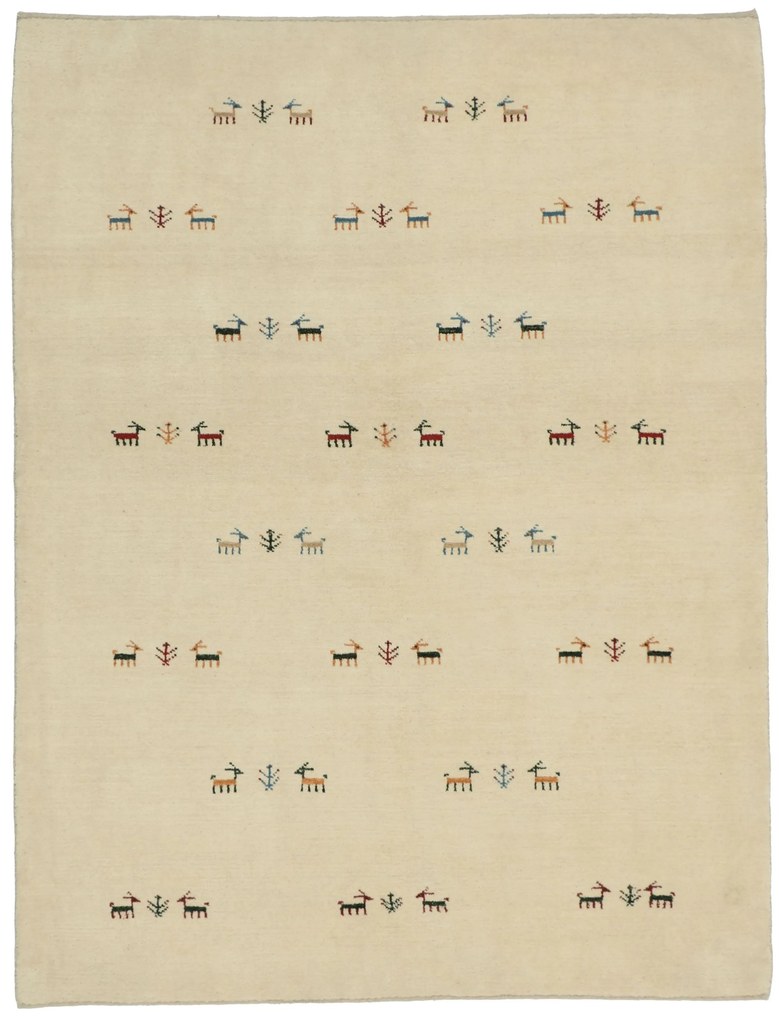 Gabbeh Tappeto persiano 160 x 200 (Iran) Annodato A Mano