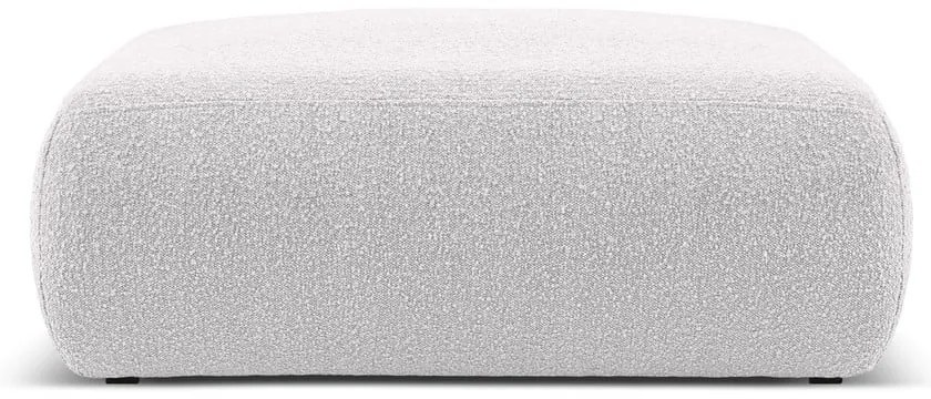 Sgabello grigio chiaro in tessuto bouclé Molino - Micadoni Home