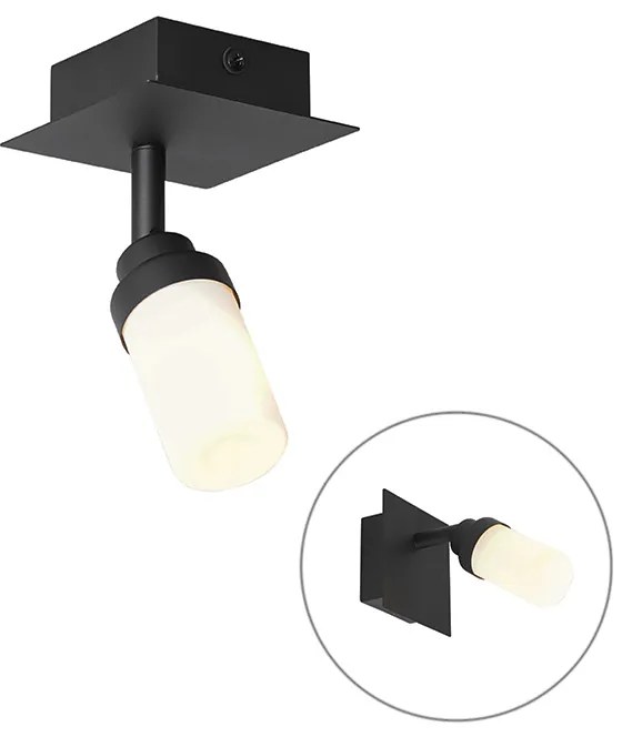 Faretto moderno per bagno nero IP44 - Japie