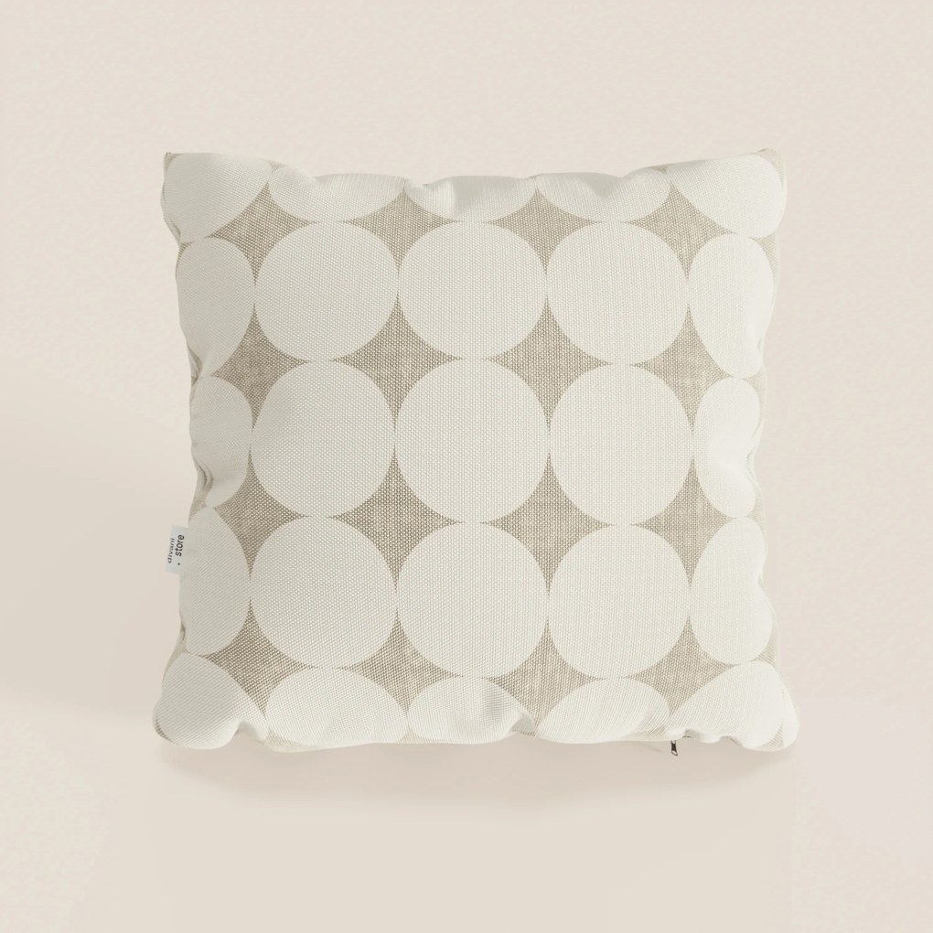 Dot cuscini geometrici disponibile in diversi colori in tessuto Idrorepellente bianco