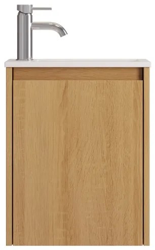 Mobile da bagno con lavabo COMO 40 cm rovere