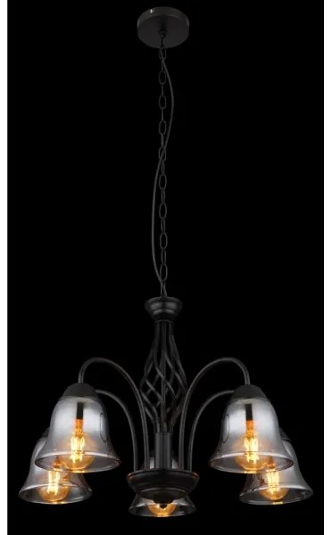 Globo 60298-5H - Lampadario a sospensione con catena GONNY 5xE27/60W/230V
