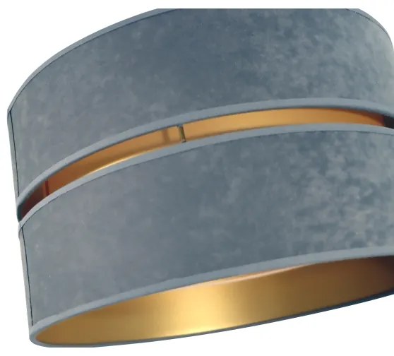 Duolla - Lampadario a sospensione con filo DUO 1xE27/15W/230V diametro 40 cm grigio