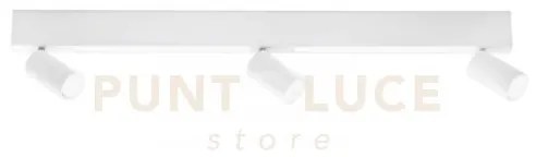 Applique led oriented bianca 3xgu10 + led 2x8w 800lm cct 90x19x3cm ...