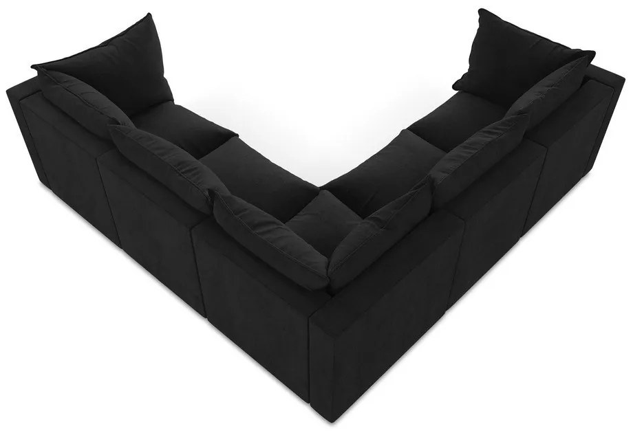 Divano angolare nero Manao – Makamii