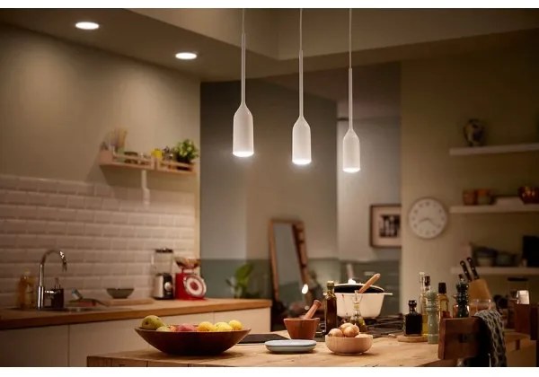 Philips 43006/31/P6 - Lampadario a sospensione LED dimmerabile Hue DEVOTE 1xE27/9,5W/230V