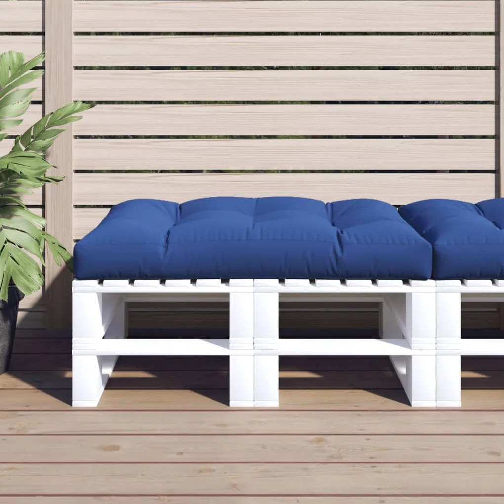 Cuscino Per Pallet Blu Reale 120x80x12 Cm İn Tessuto /