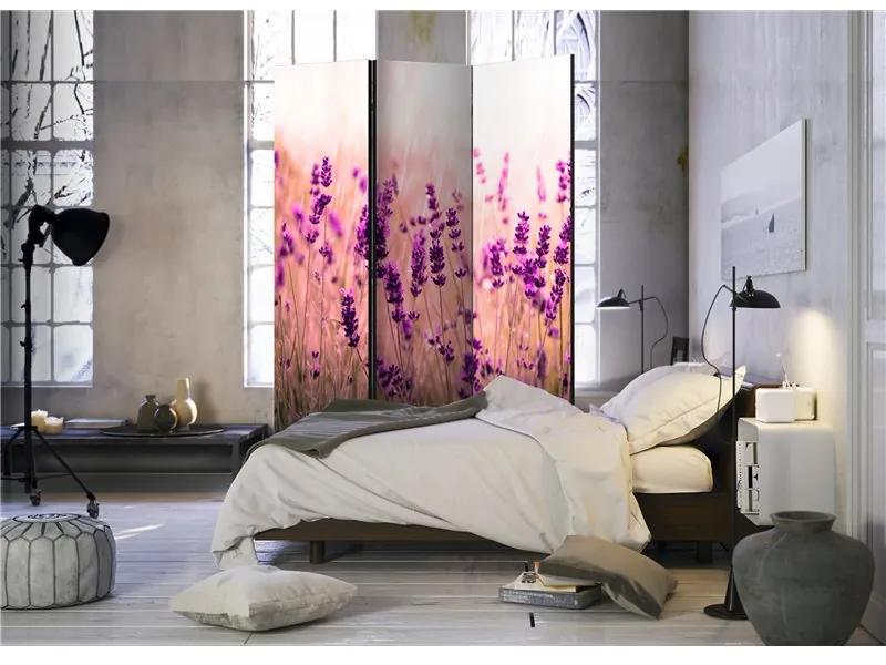 Paravento Lavender in the Rain [Room Dividers]
