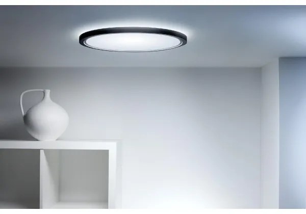 WiZ - Plafoniera LED RGB dimmerabile SUPERSLIM LED/22W/230V Wi-Fi nero