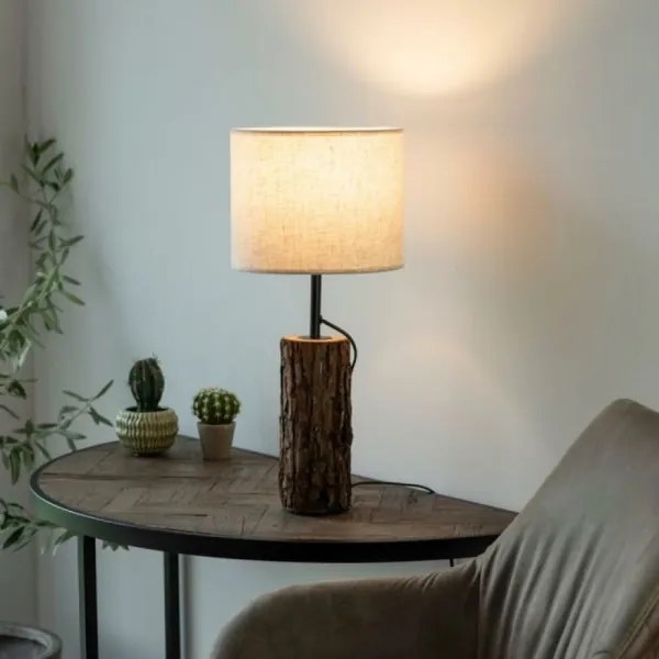 Leuchten Direkt 11233-79 - Lampada da tavolo BARK 1xE27/40W/230V