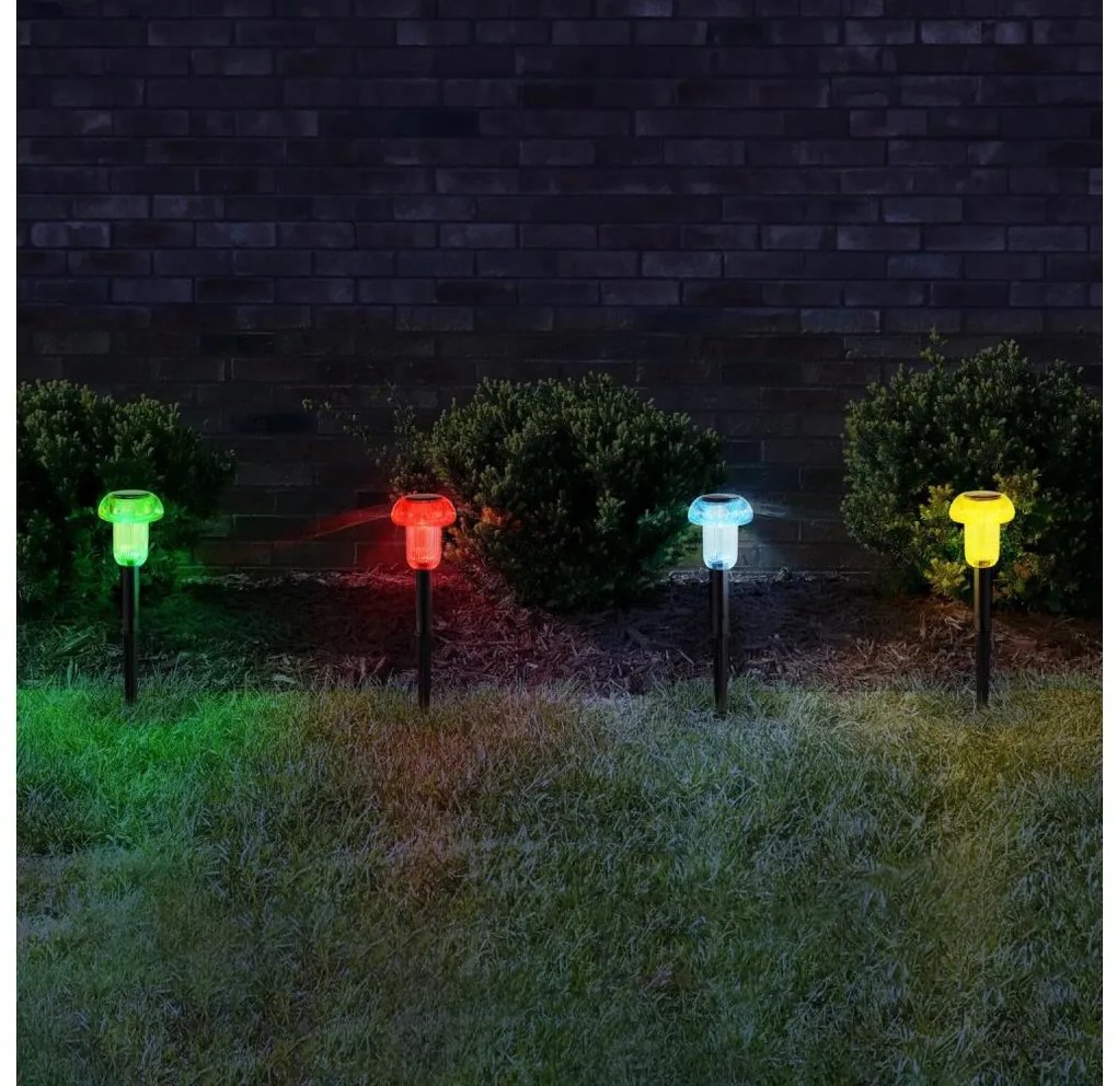 Globo 33987-4 - SET 4x Lampada solare LED RGB LED/0,05W/3V IP44