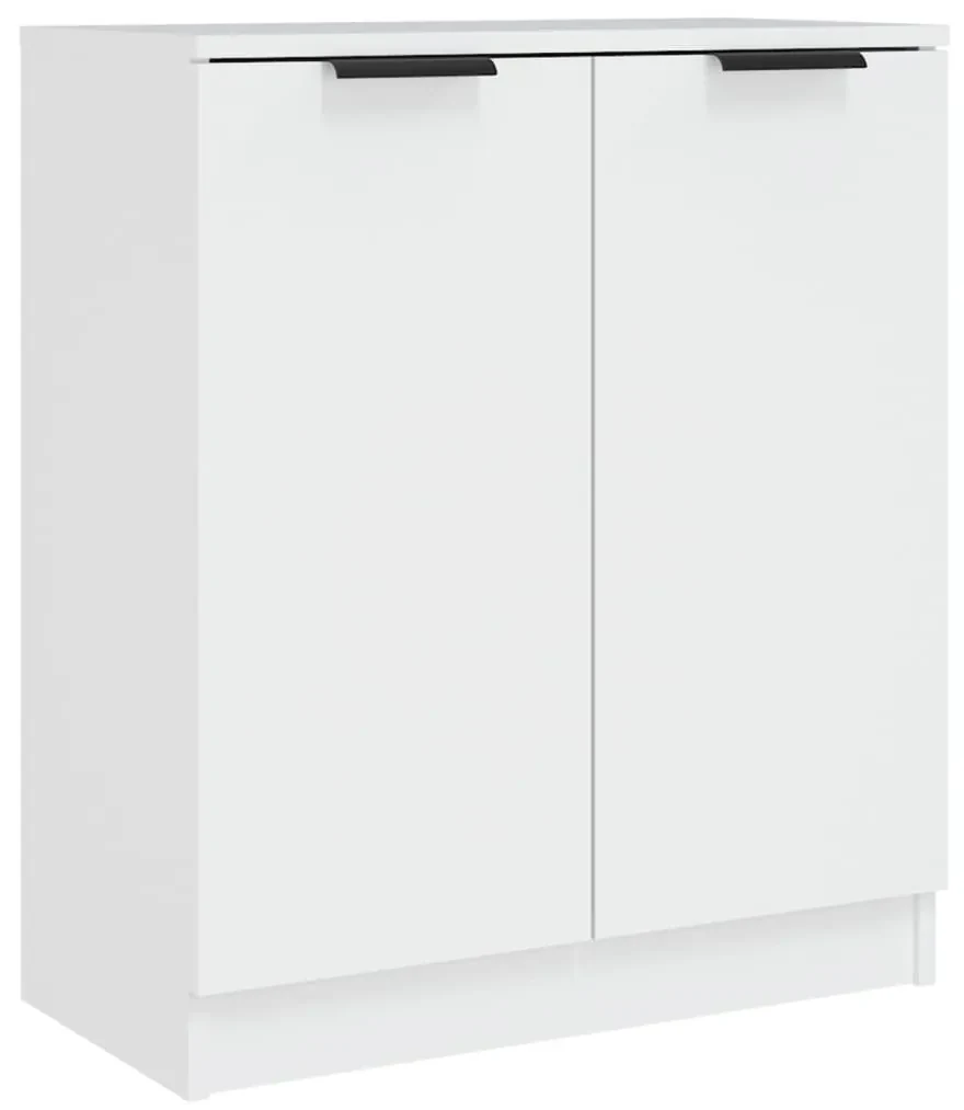 Credenza bianca 60x30x70 cm in legno multistrato