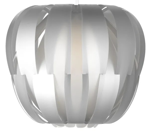 Sospensione Moderna Queen Polilux ® Argento E Metallo Cromo 1 Luce E27