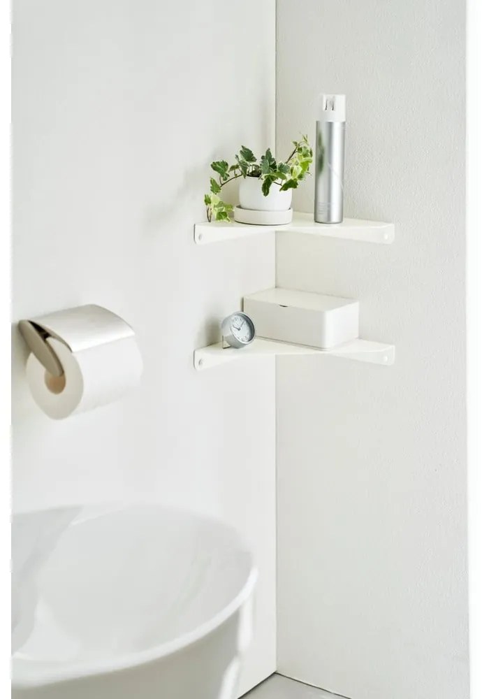 Scaffale angolare bianco in metallo 22 cm Tower - YAMAZAKI