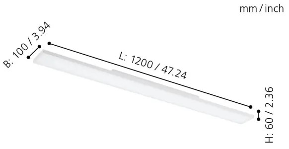 Eglo 32349 - Plafoniera LED RGBW dimmerabile TURCONA-C LED/34W/230V + telecomando