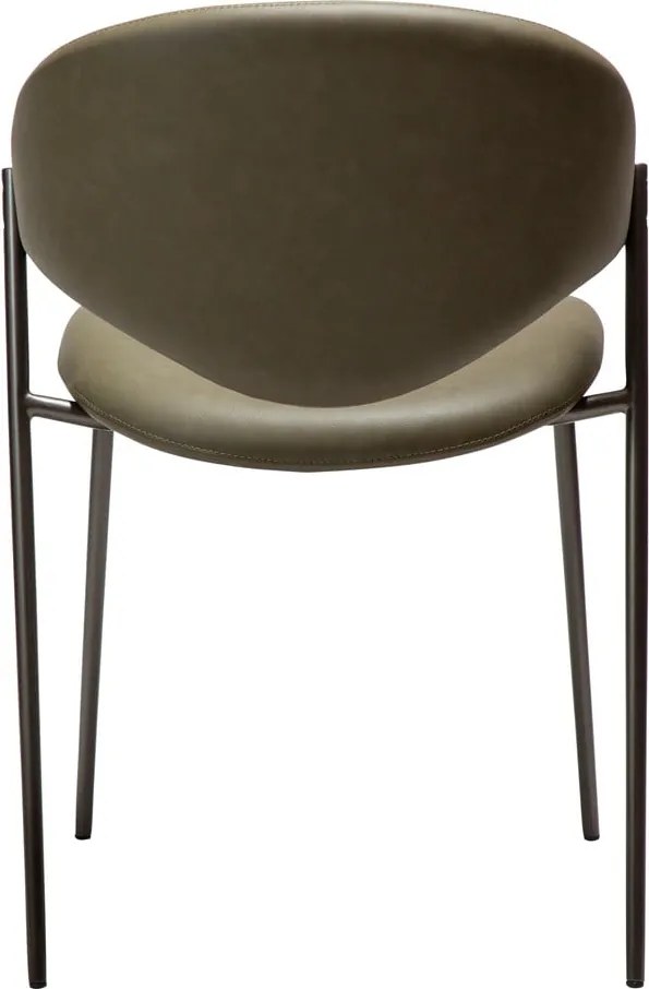 Sedia da pranzo color kaki in similpelle Zone – DAN-FORM Denmark