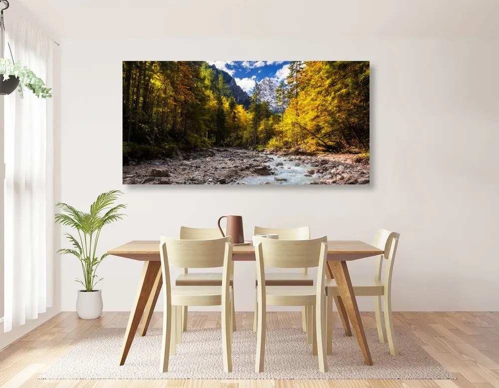 Quadro su tela – Paesaggio montano pittoresco