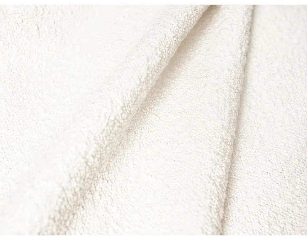 Poltrona beige in tessuto bouclé Jodie - Micadoni Home