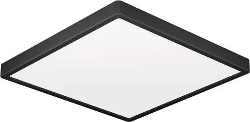 Eglo 901329 - Plafoniera da soffitto per bagno FUEVA LED/10,5W/230V 22x22cm IP44 nera