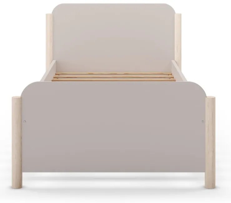 Letto per bambini in legno di pino crema 90x190 cm Enola - Marckeric