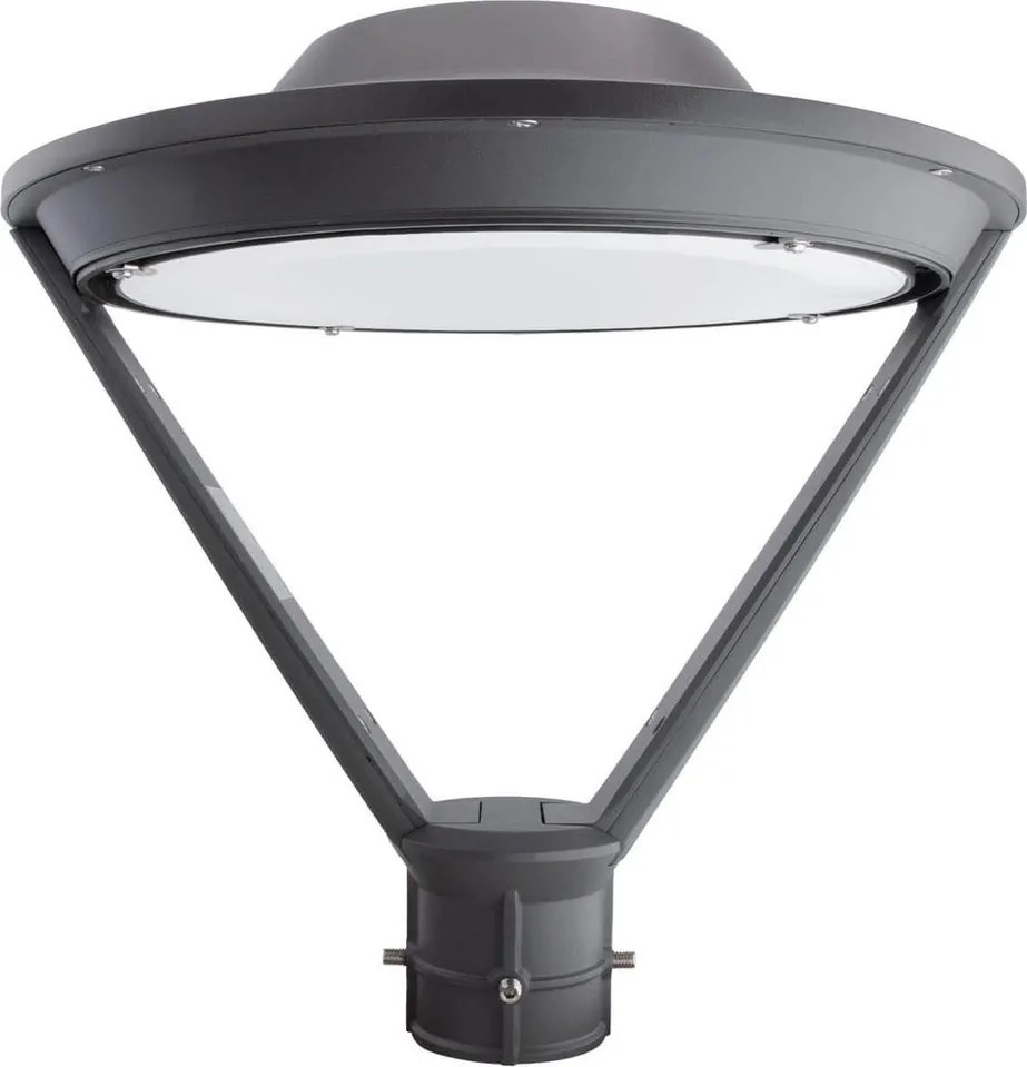 Lampione 50W 130lm/w No Flickering IP65 DIMMERABILE 0-10V Colore Bianco Caldo 3.000K