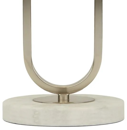 Searchlight EU60949GY - Lampada da tavolo DOME 1xG9/7W/230V argento