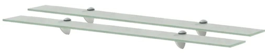 Mensole Galleggianti 2 Pz İn Vetro 90x20 Cm 8 Mm /